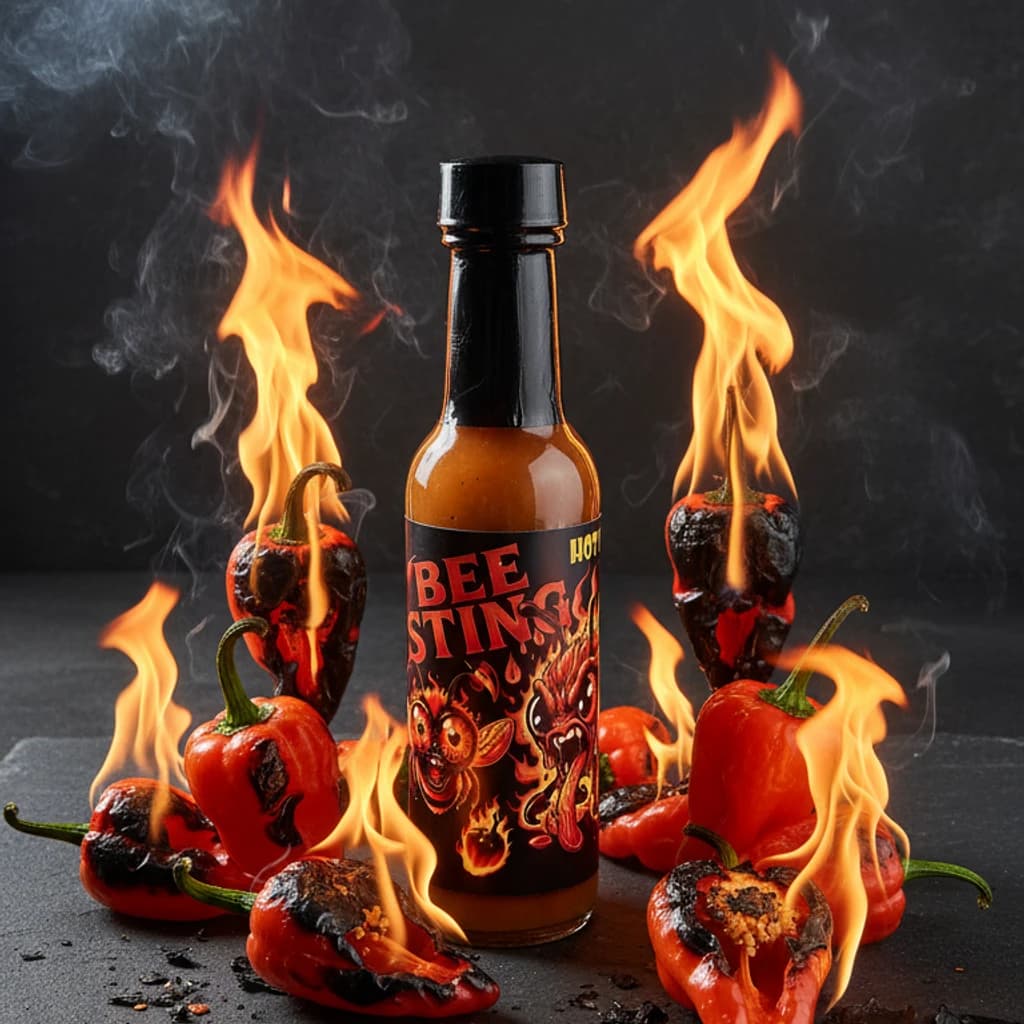 Bee Sting Hot Sauce - lifestyle